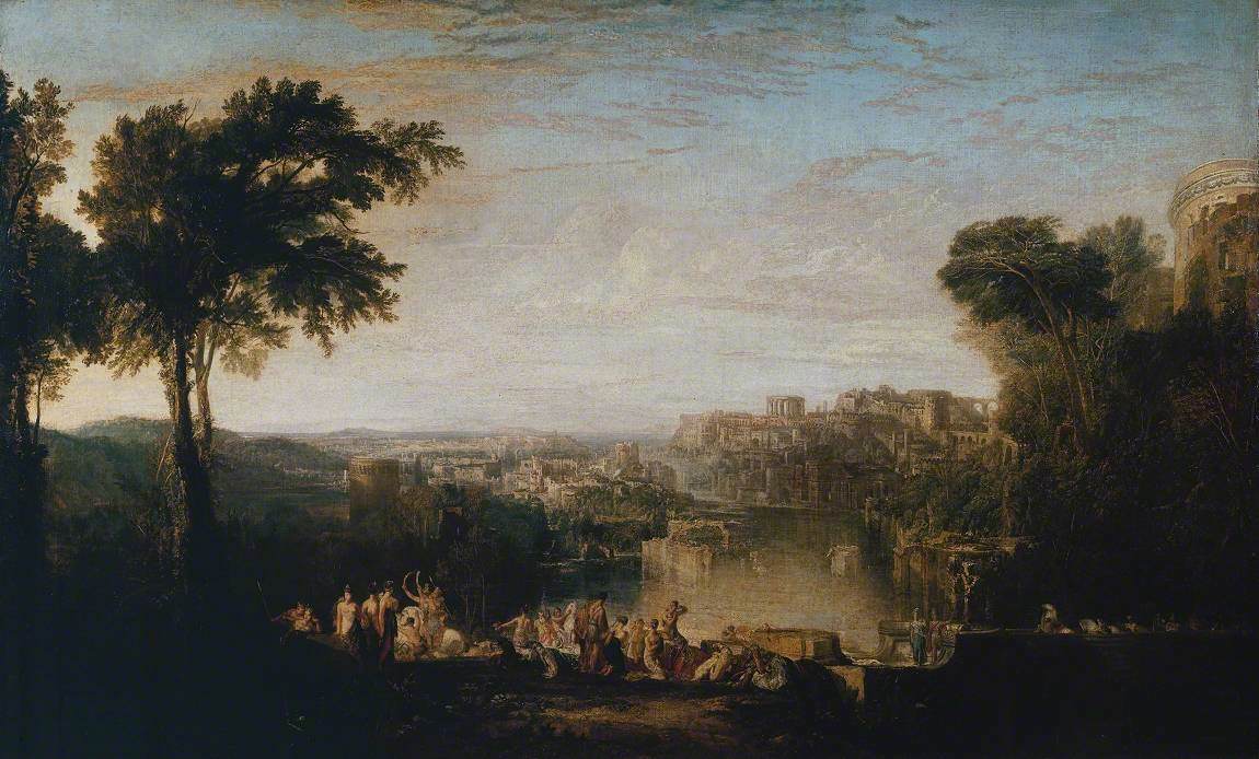 Reproduction du tableau « Dido and Aeneas - J. M. W. Turner » par Alpha Reproduction en peinture à l’huile
