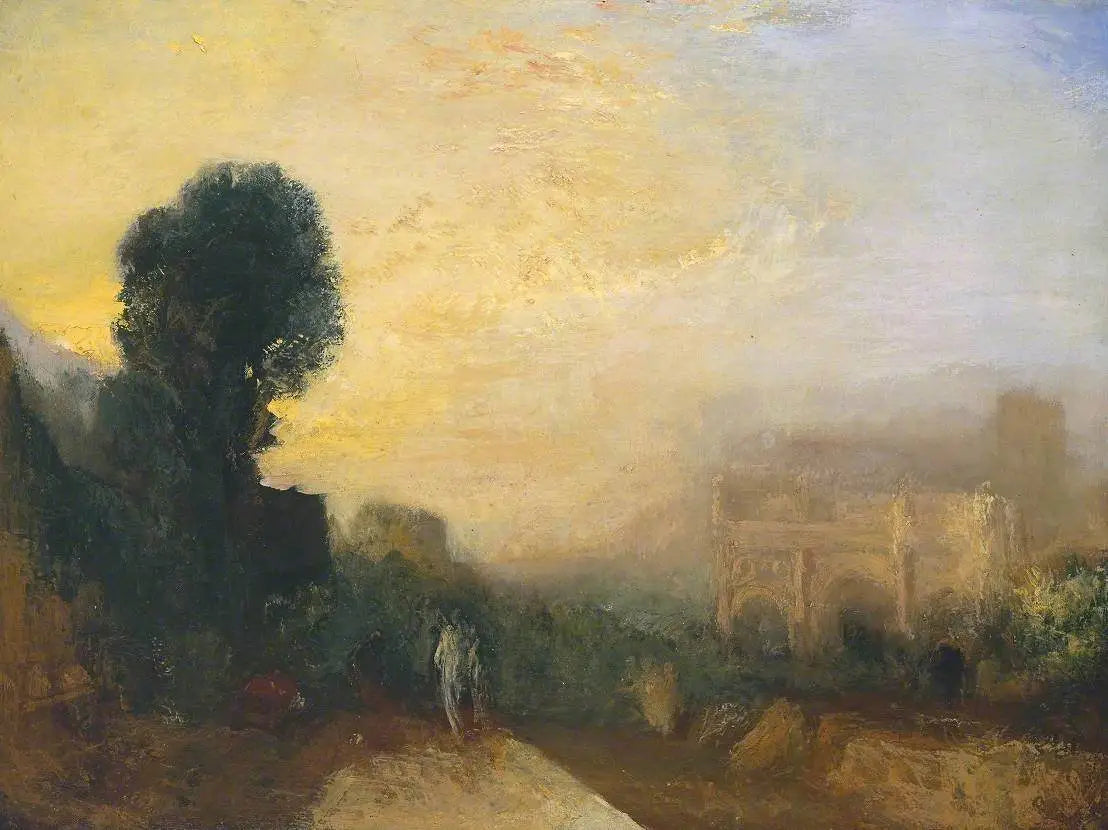 Reproduction du tableau « The Arch of Constantine, Rome - J. M. W. Turner » par Alpha Reproduction en peinture à l’huile