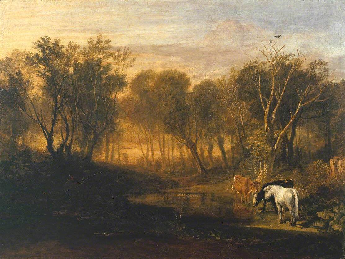 Reproduction du tableau « The Forest of Bere - J. M. W. Turner » par Alpha Reproduction en peinture à l’huile
