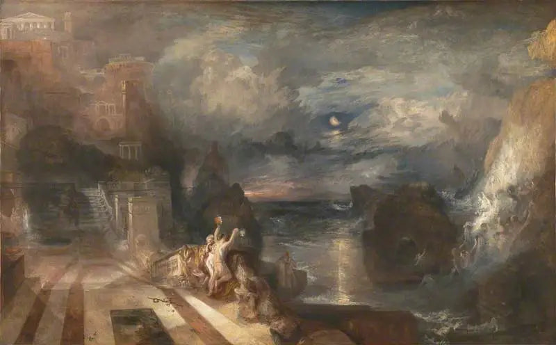 Avskjeden mellom Hero og Leander - J. M. W. Turner