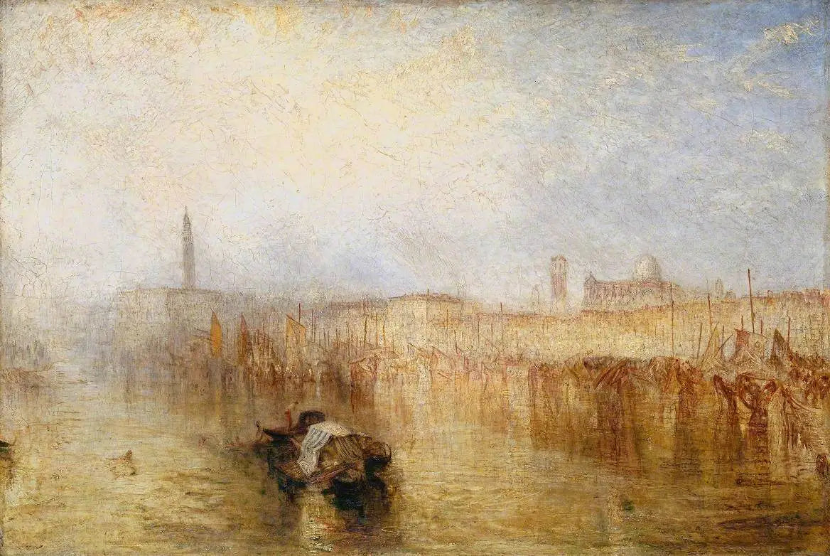 Reproduction du tableau « Venice Quay, Ducal Palace - J. M. W. Turner » par Alpha Reproduction en peinture à l’huile