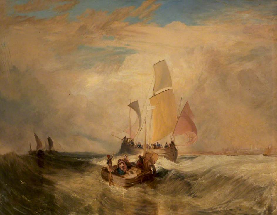 Reproduction du tableau « Seascape - J. M. W. Turner » par Alpha Reproduction en peinture à l’huile