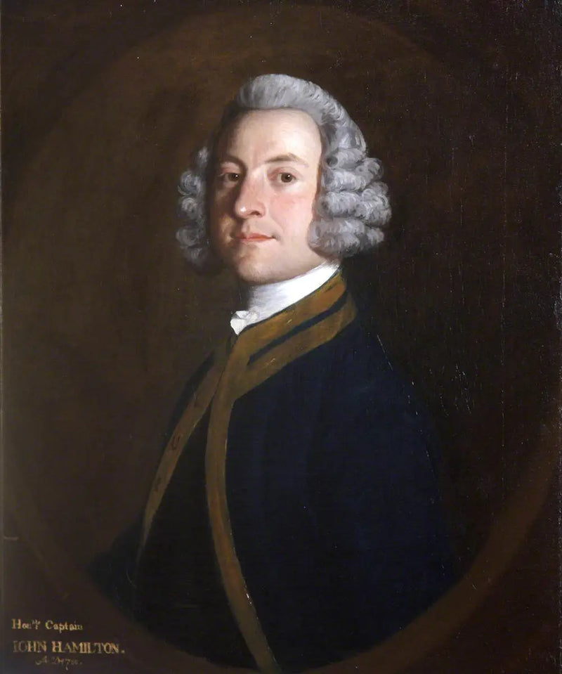Kaptein den ærede John Hamilton (1714–1755) - Joshua Reynolds