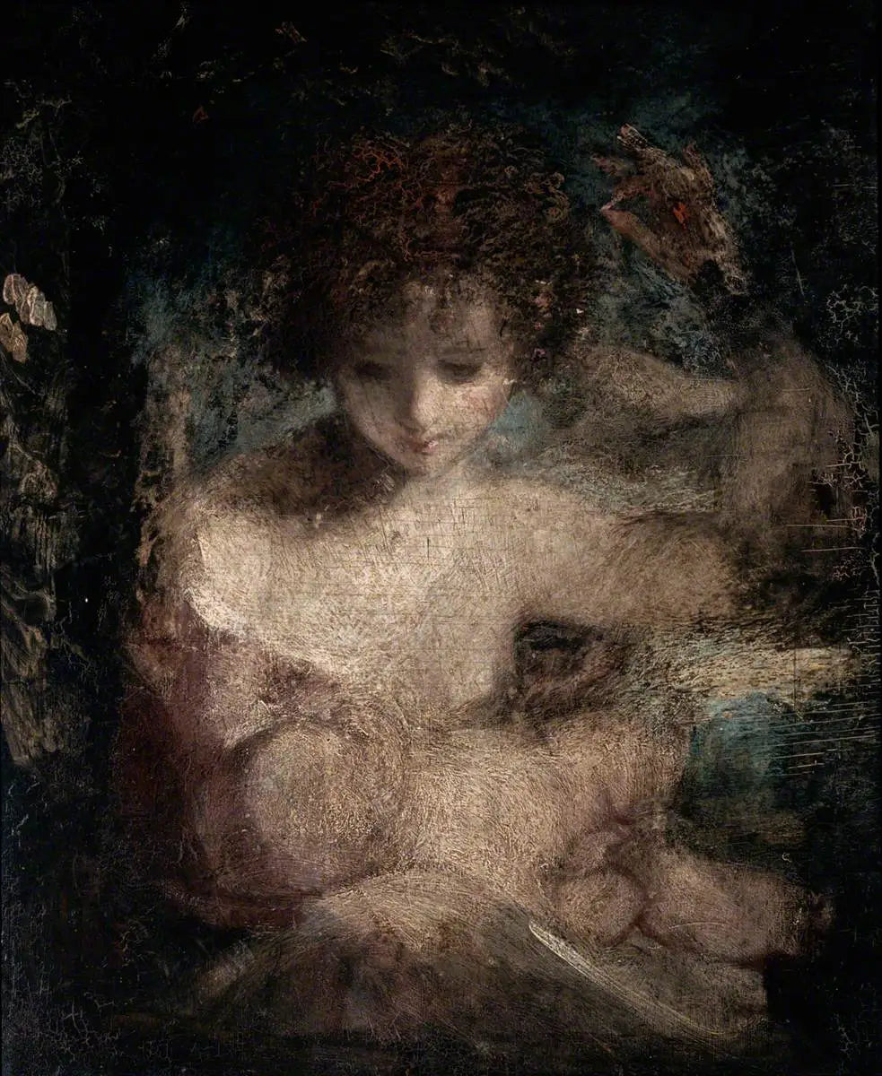 Fille avec un bébé - Joshua Reynolds - Alpha Reproduction