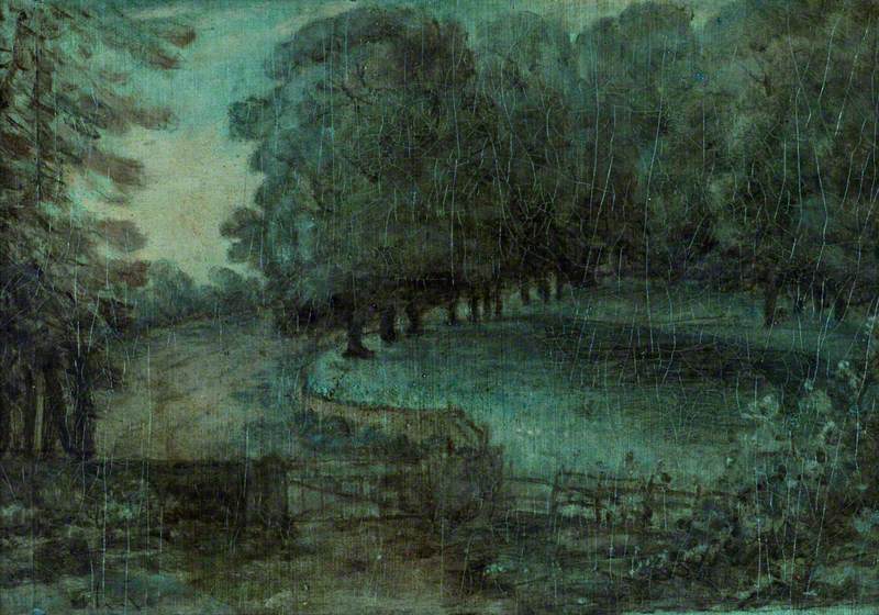 L'entrée du parc de M. Thrale, Streatham - Joshua Reynolds