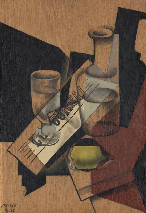 Carafe et citron - Juan Gris