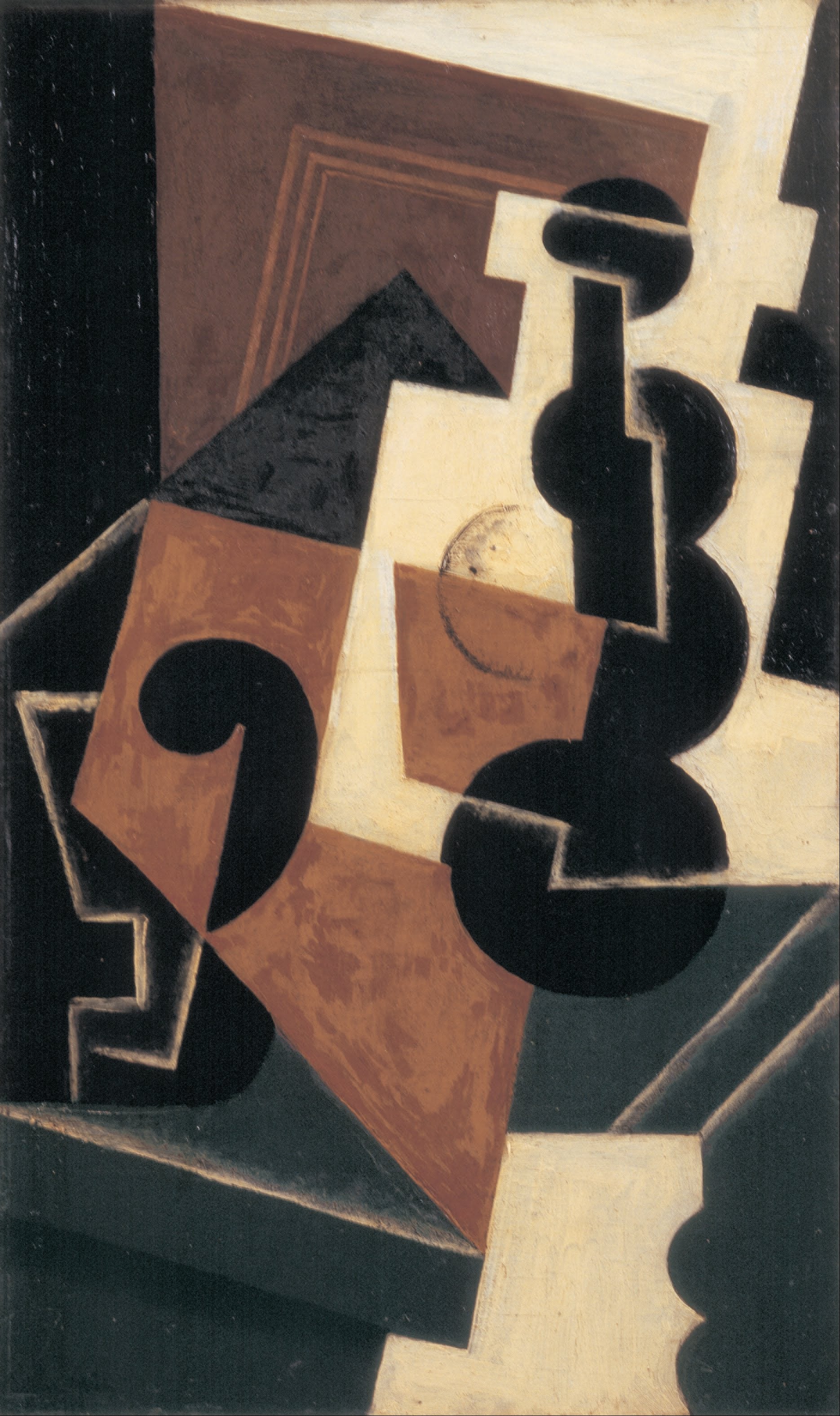 Verre et bouteille d'eau - Juan Gris