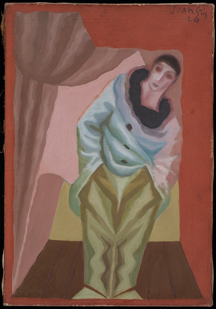 Le Pierrot au Rideau - Juan Gris