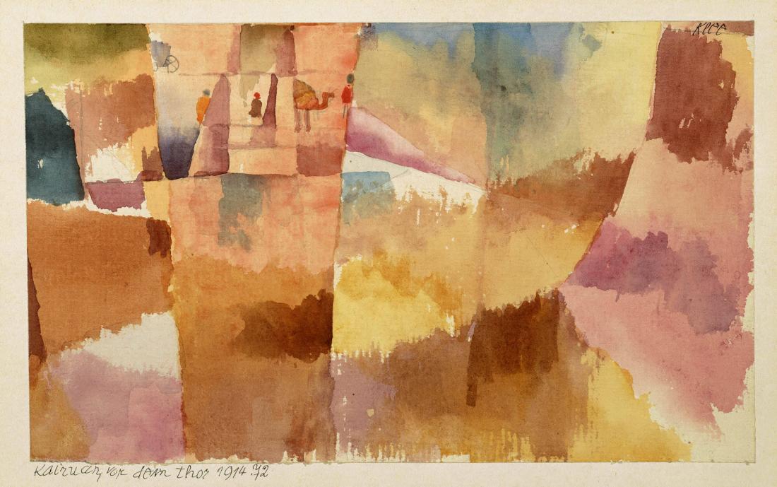 Kairouan, foran døren - Paul Klee
