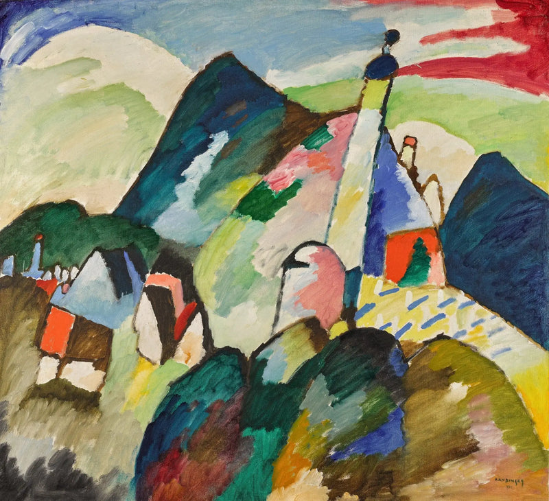 Murnau Kirke - Vassily Kandinsky