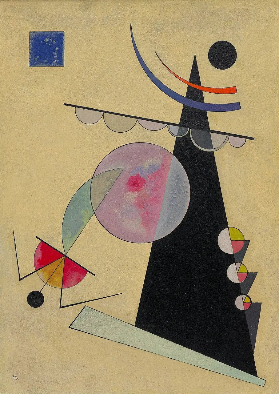 Reproduction du tableau « Unité lumineuse - Vassily Kandinsky » par Alpha Reproduction en peinture à l’huile