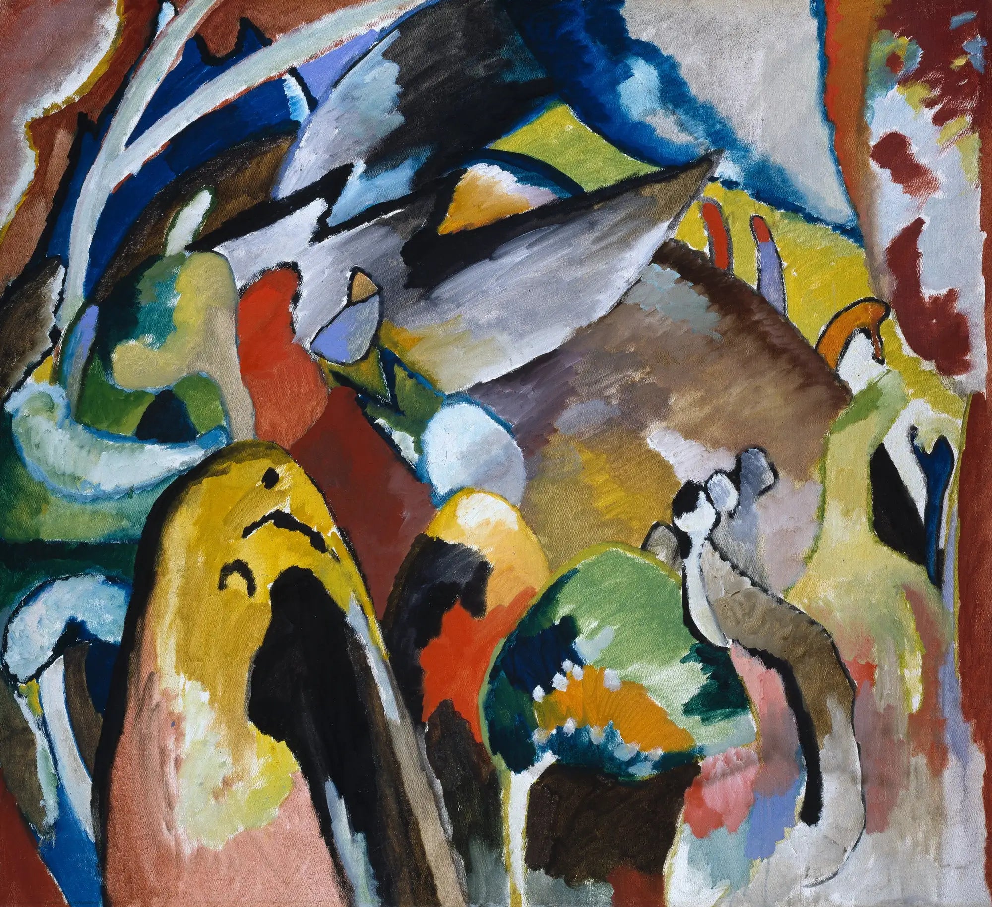 Reproduction du tableau « Improvisation 19a - Vassily Kandinsky » par Alpha Reproduction en peinture à l’huile