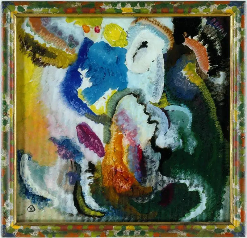 Med rytter - Vassily Kandinsky