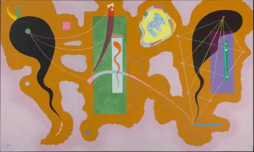 Den gjennomtrengende grønne - Vassily Kandinsky