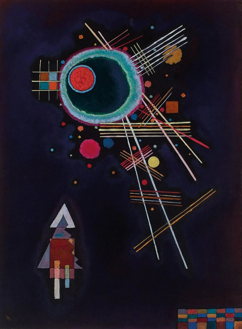 Stråler - Vassily Kandinsky