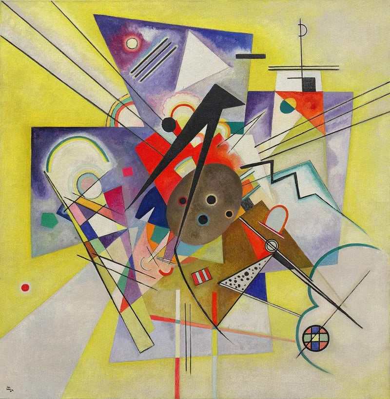 Gul ledsager - Vassily Kandinsky