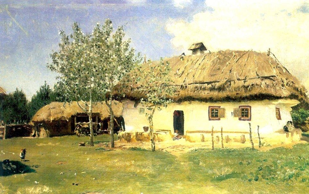Maison paysanne ukrainienne - Ilya Repin