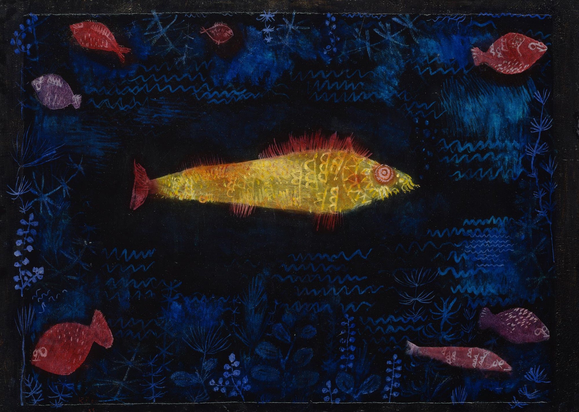 Den røde fisken - Paul Klee