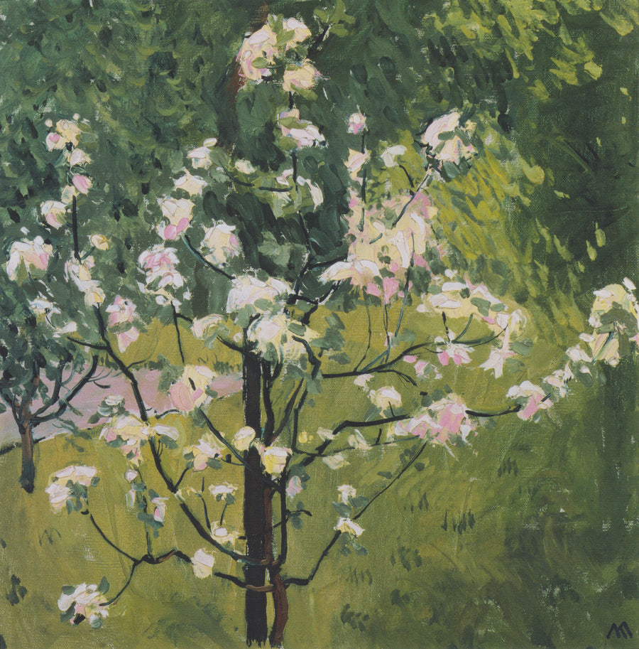 Petit arbre en fleurs, peinture de Koloman Moser