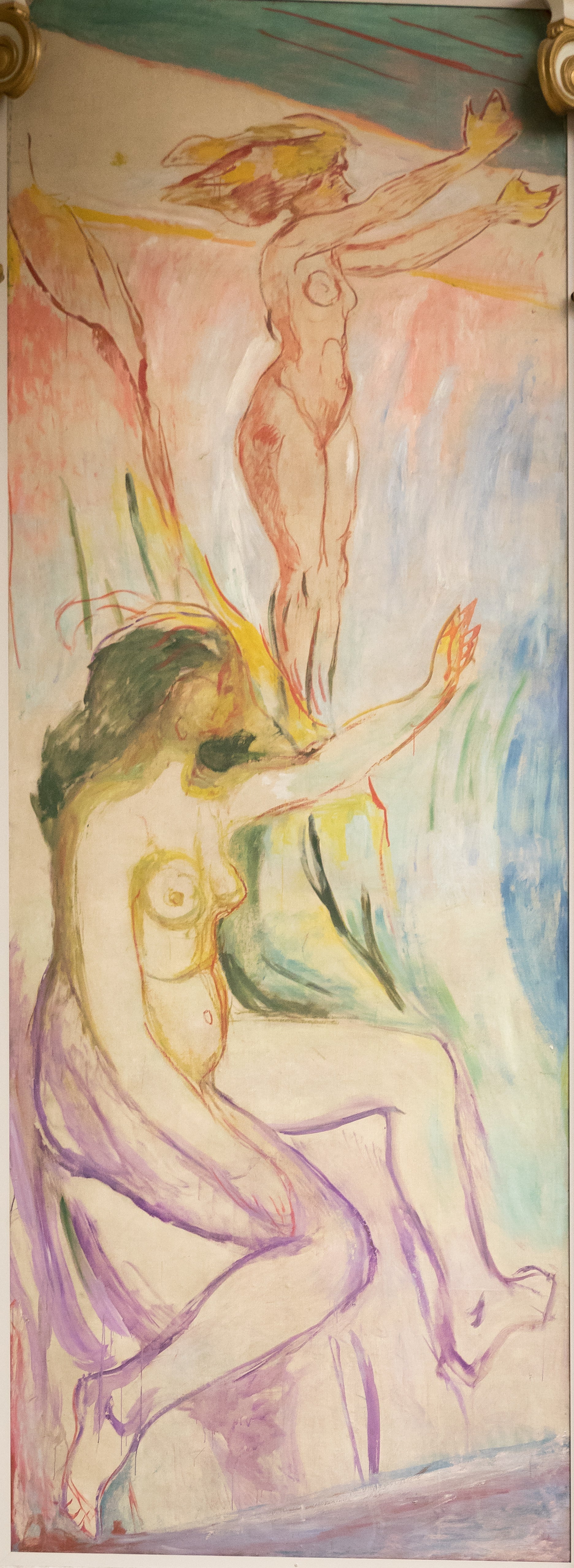 Reproduction du tableau « Femmes tournées vers le soleil - Edvard Munch » par Alpha Reproduction en peinture à l’huile