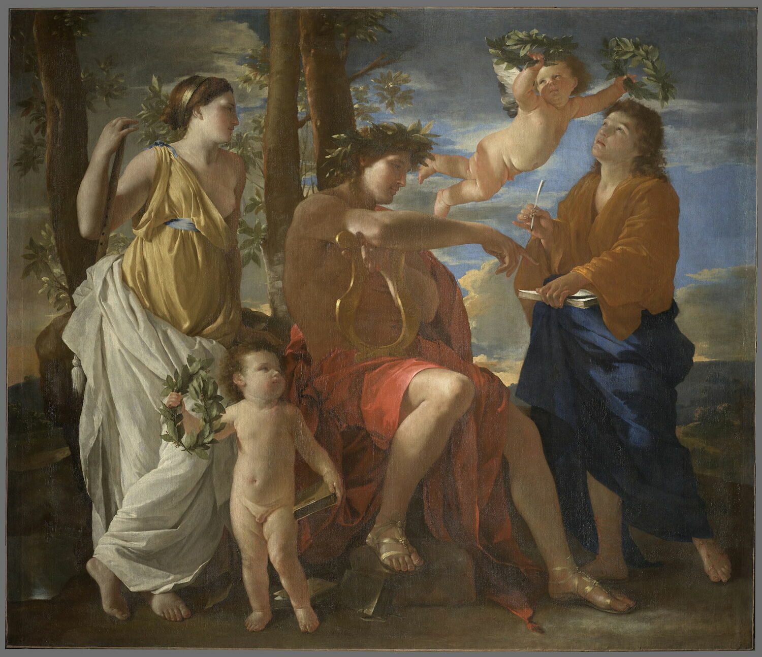 L'Inspiration du poète - Nicolas Poussin