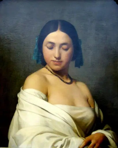 Ung jente - Hippolyte Flandrin