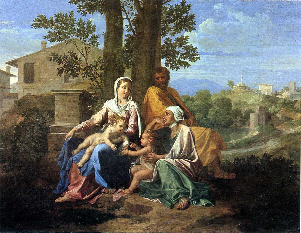 Den hellige familie – Nicolas Poussin (ca. 1650)