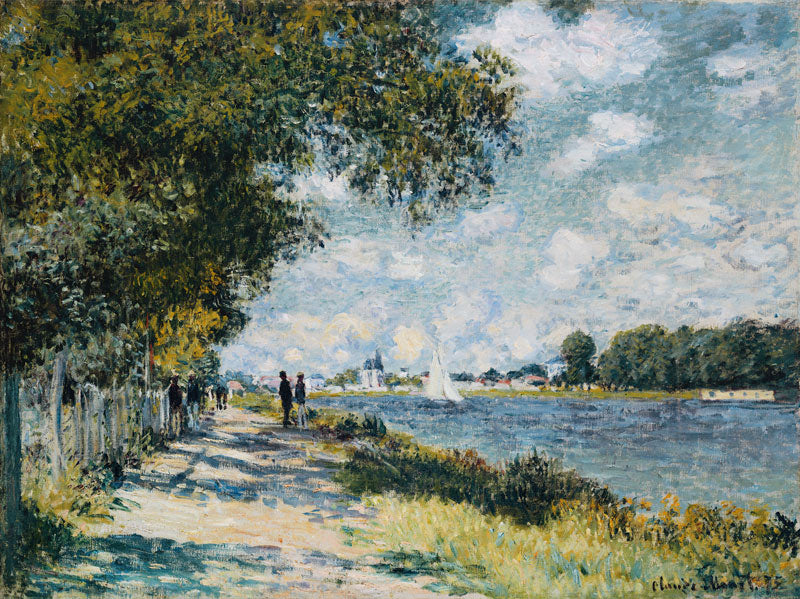 🌿 Seinen i Argenteuil – Claude Monet (ca. 1874)
