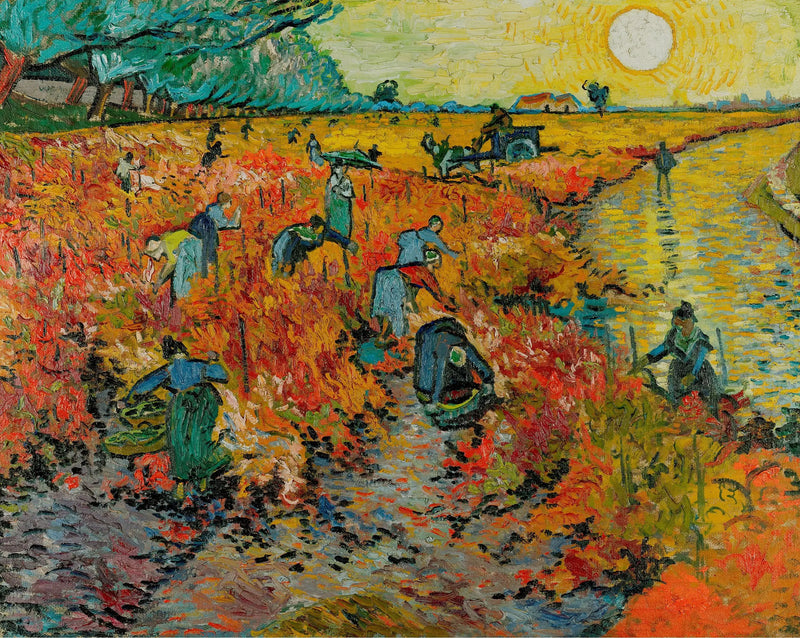 Den røde vinrank - Vincent van Gogh
