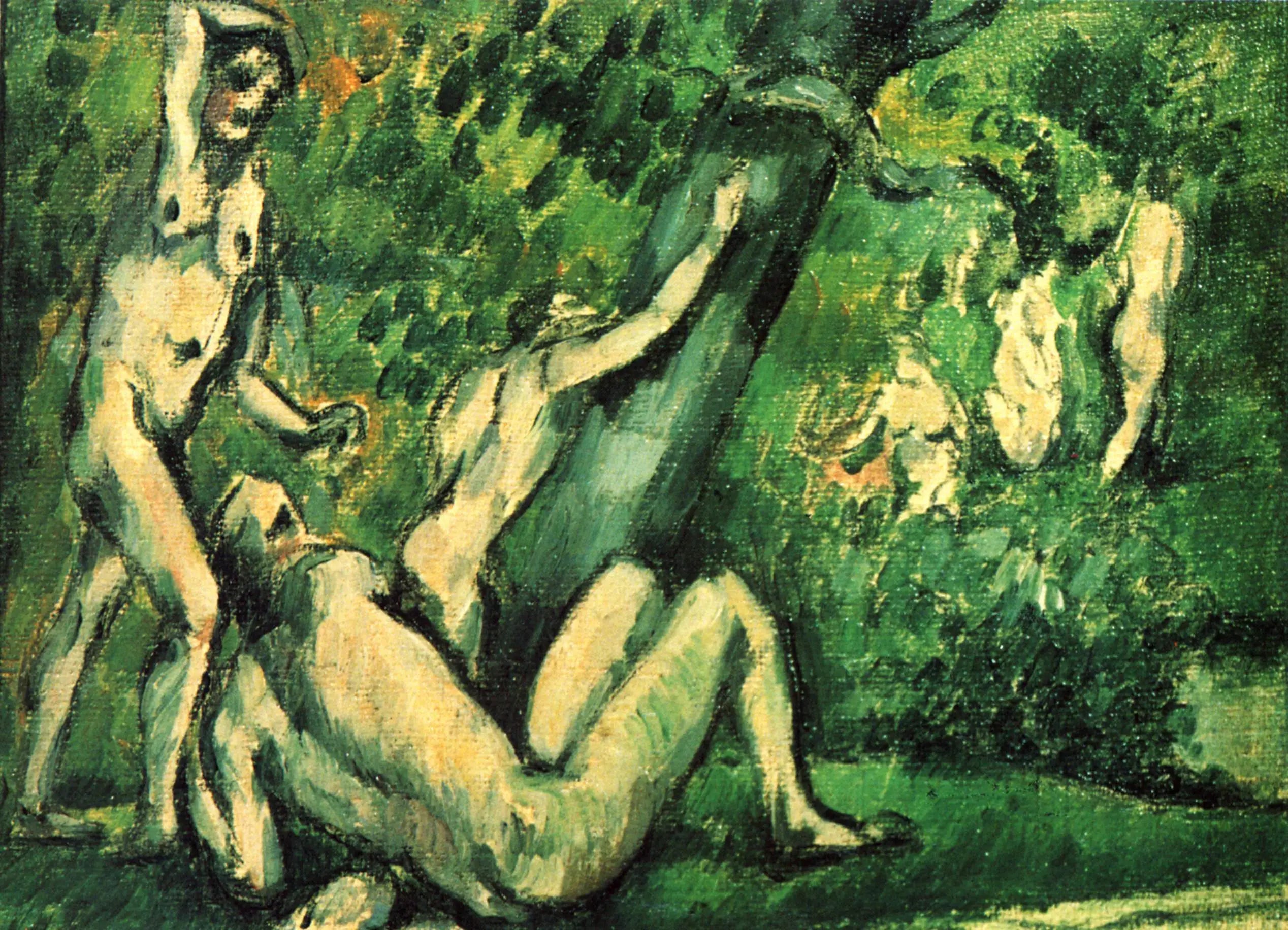 Reproduction du tableau « La baignade - Paul Cézanne » par Alpha Reproduction en peinture à l’huile