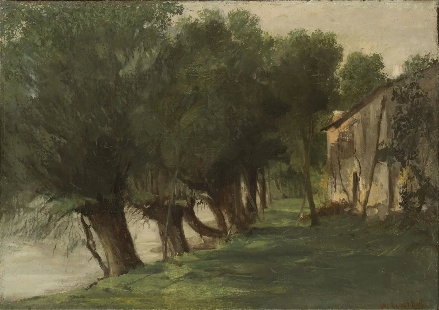 La Charente Port-Berteau - Gustave Courbet - Alpha Reproduction