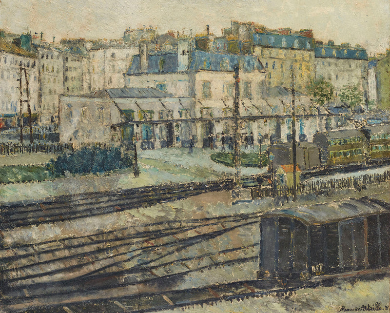La Gare de Reuilly (1908) - Maurice Utrillo