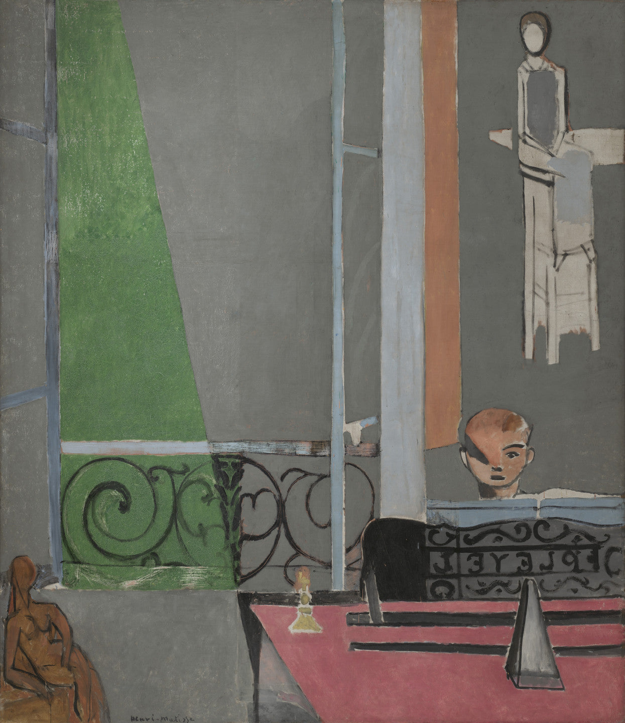 Reproduction du tableau « La Leçon de piano - Henri Matisse » par Alpha Reproduction en peinture à l’huile