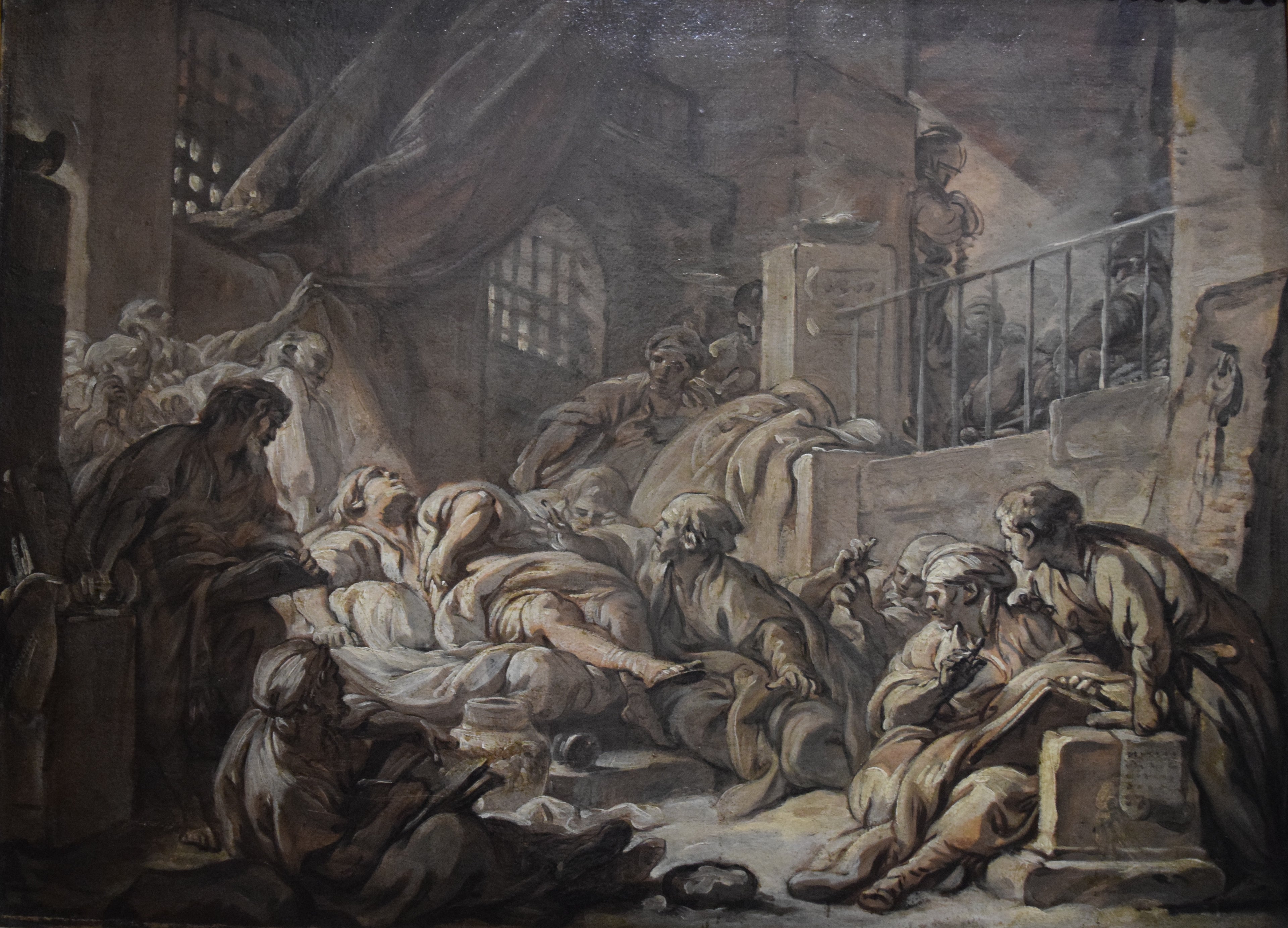 La Mort de Socrate (esquisse) - François Boucher