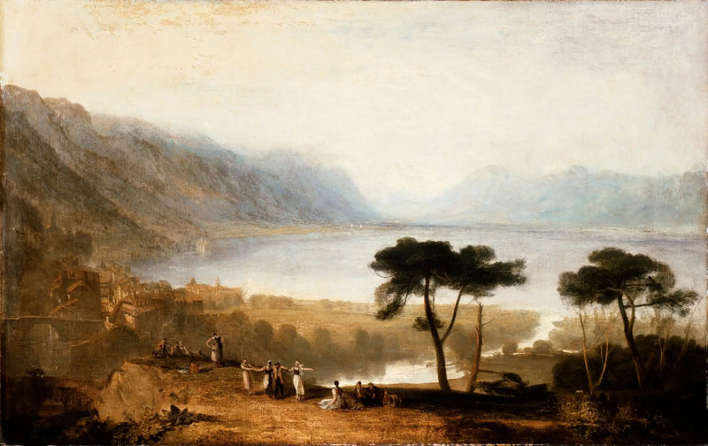 Genèvesjøen fra Montreux - J. M. W. Turner