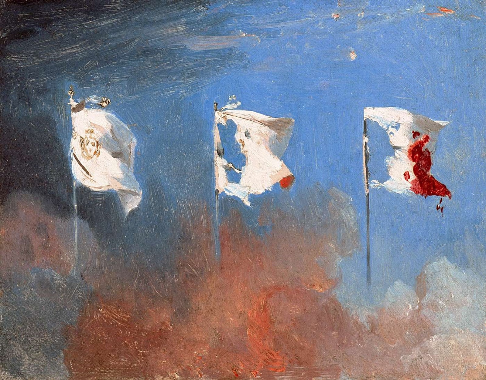 Les Drapeaux - Léon Cogniet