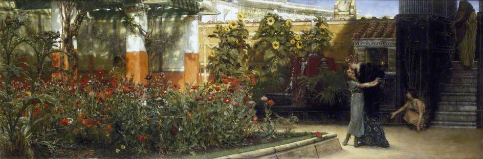 Un accueil chaleureux - Lawrence Alma-Tadema