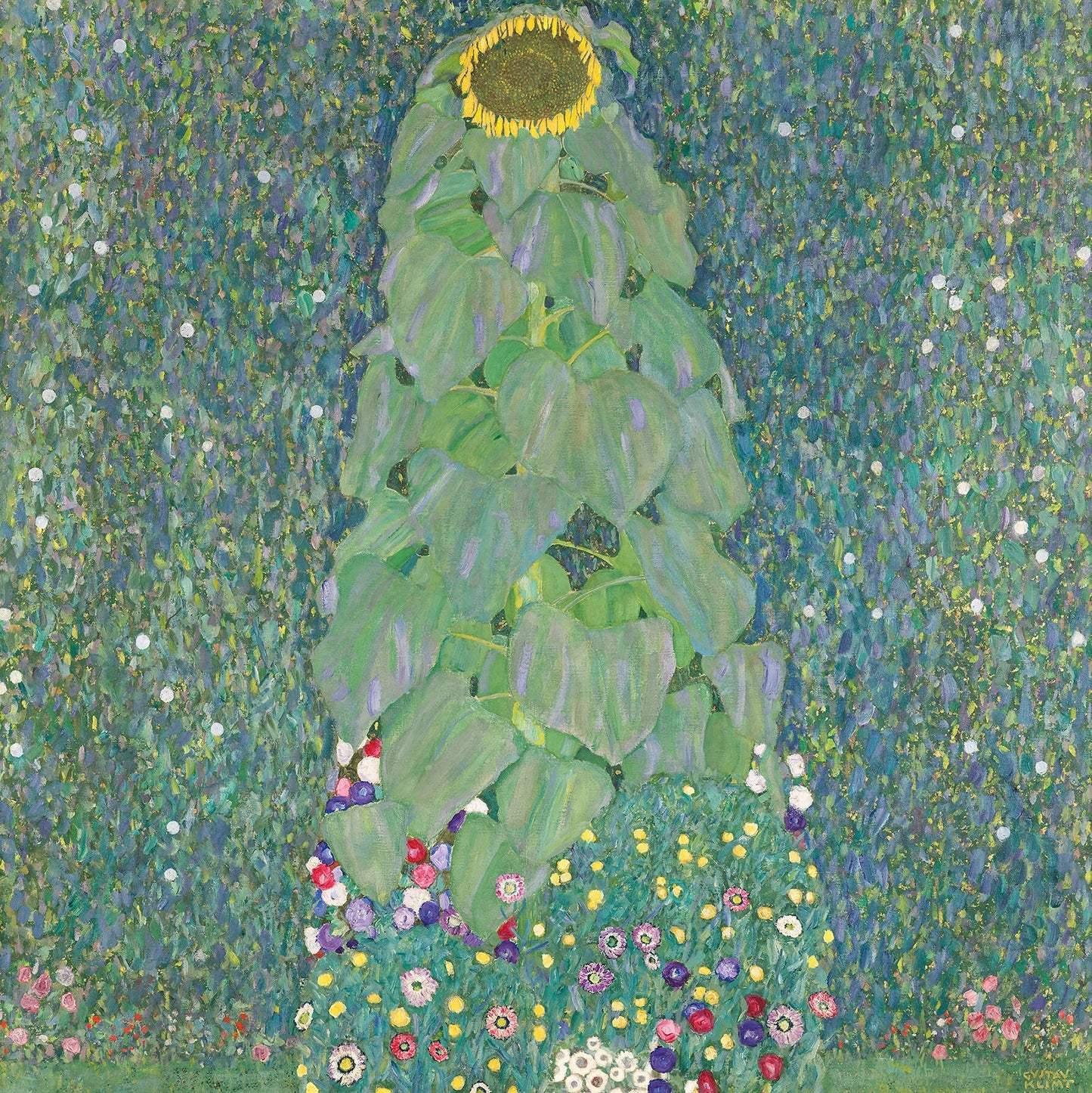 🌻🎨 Solsikke – Gustav Klimt (1907)