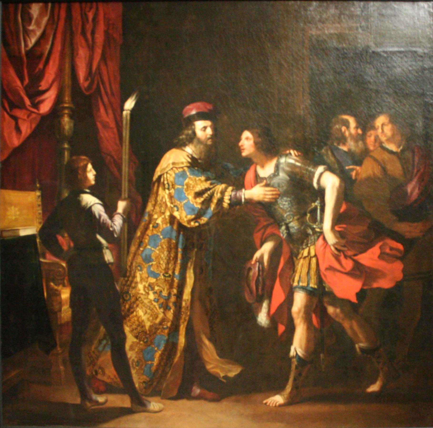 Les Adieux de Caton d’Utique à son fils - Guercino - Alpha Reproduction