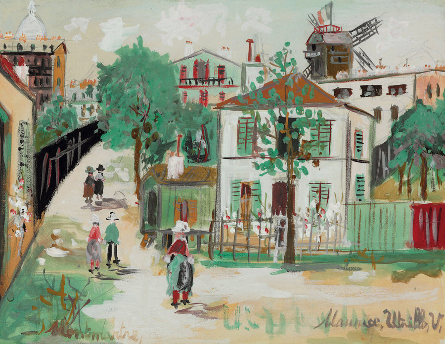 Le Maquis de Montmartre (1922) - Maurice Utrillo