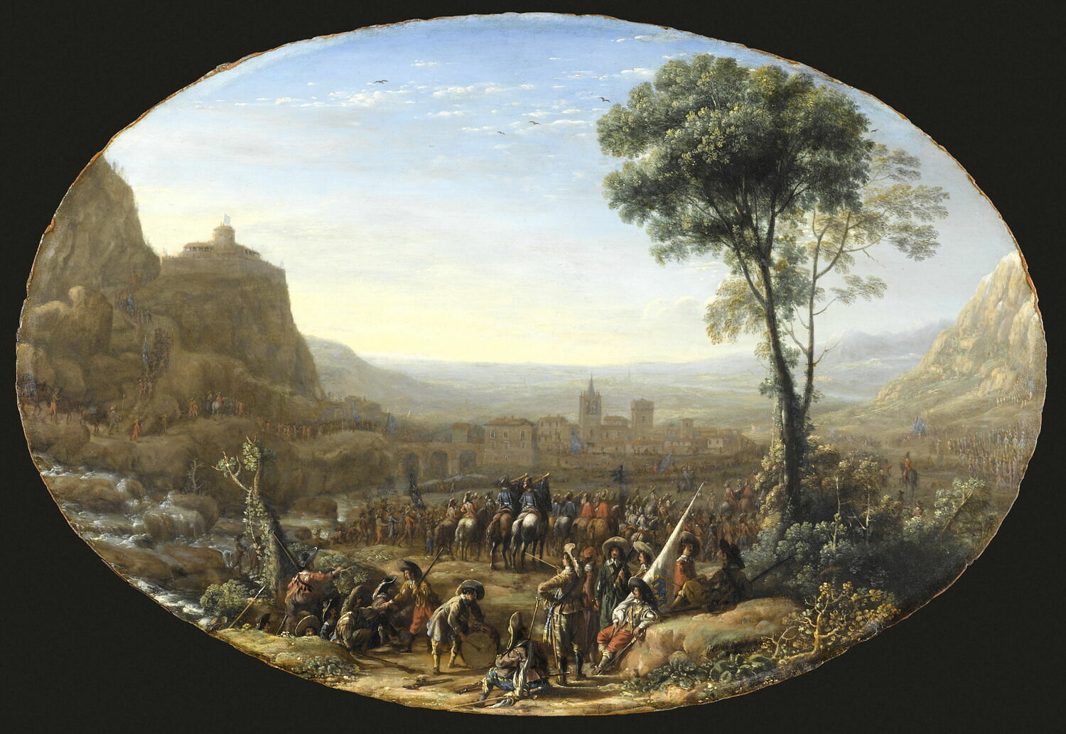 Le Pas de Suse forcé par Louis XIII - Claude Lorrain