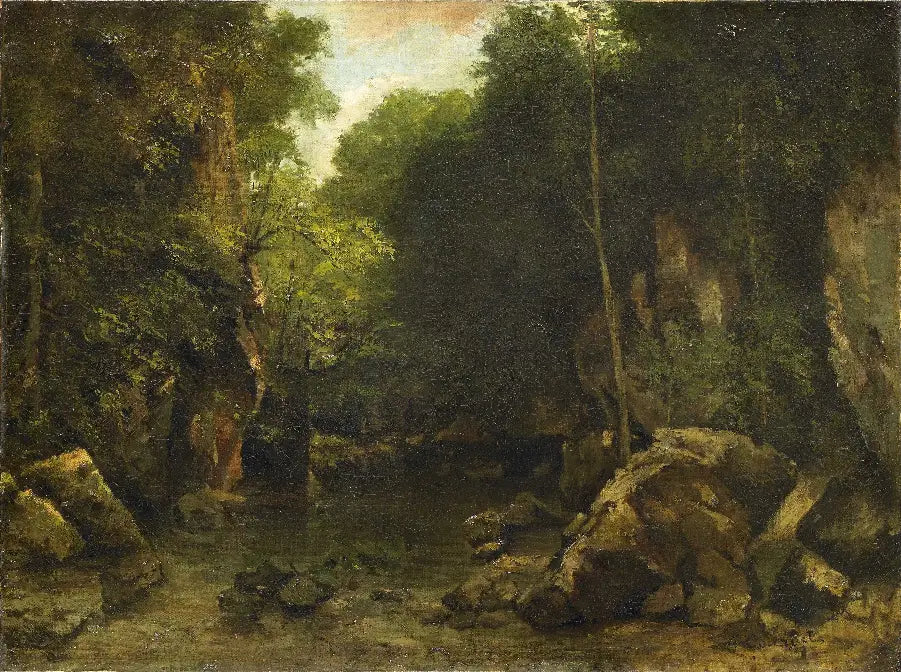 Le Puits-Noir - Gustave Courbet - Alpha Reproduction
