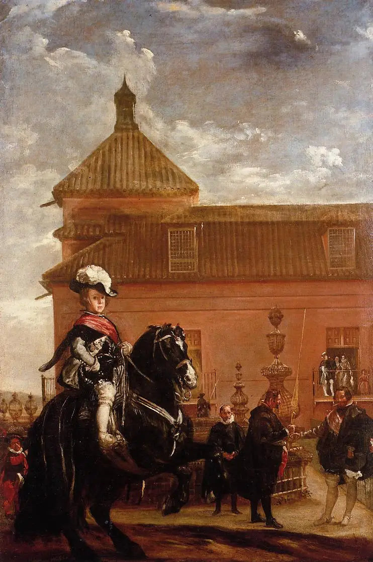 La Leçon d’équitation du prince Balthazar Carlos - Diego Velázquez - Alpha Reproduction