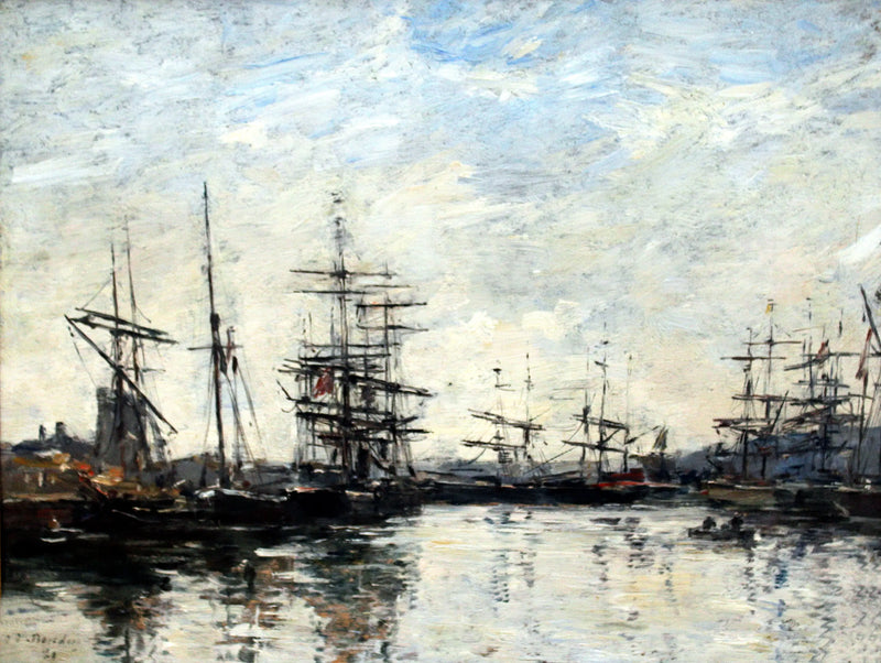 Deauville havn - Eugène Boudin