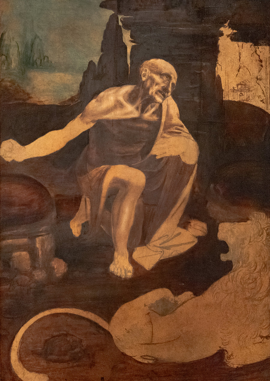 Saint Jérôme i ørkenen - Léonard de Vinci