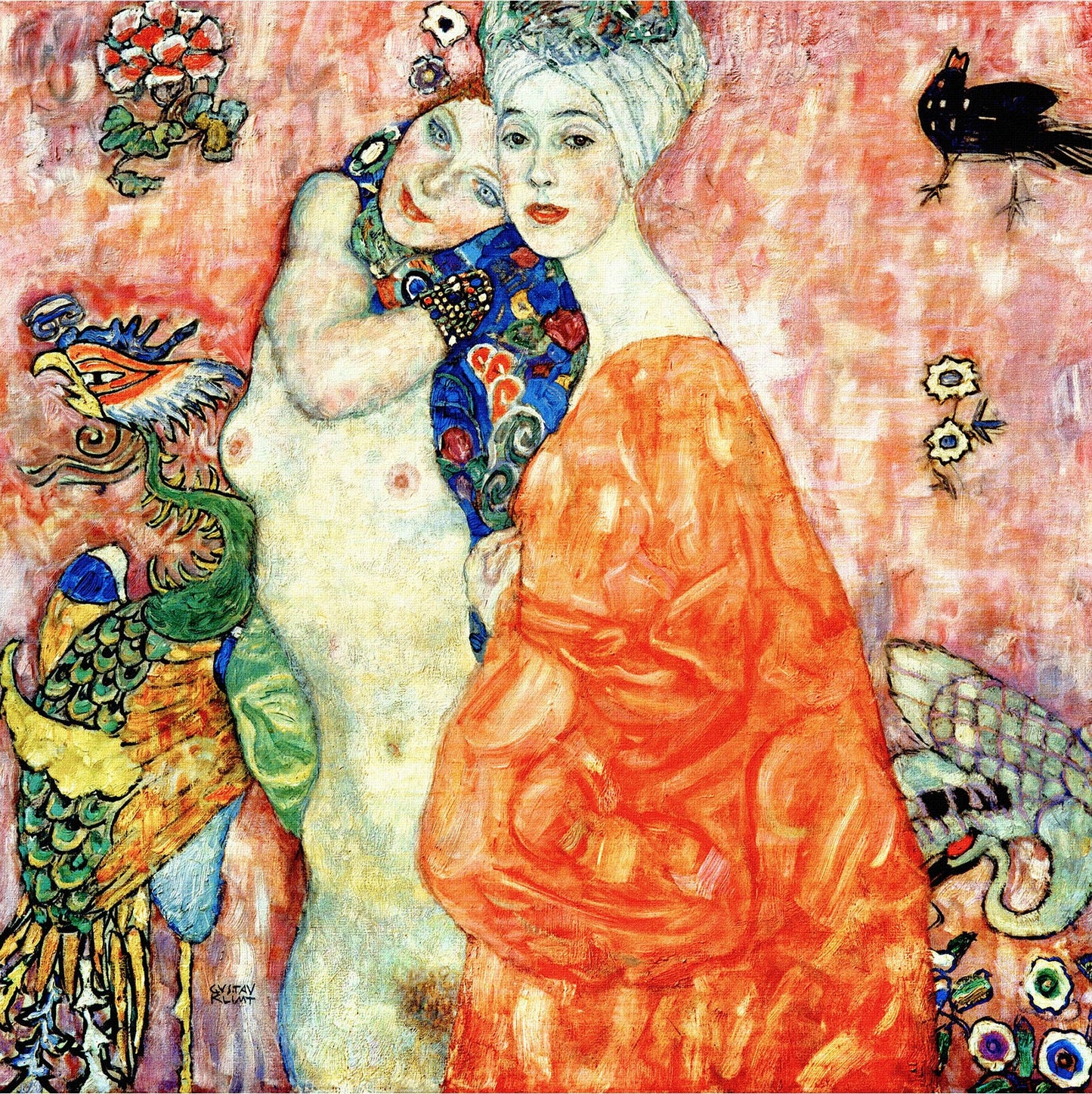 💖✨ Les Amies – Gustav Klimt (ca. 1916–1917)