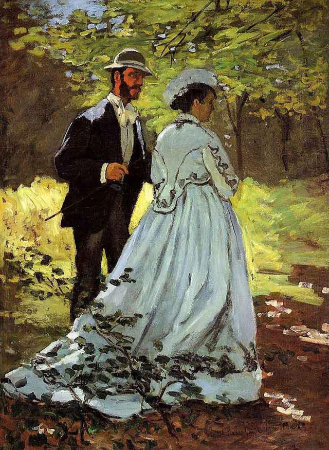 🚶‍♀️ De gående – Claude Monet (ca. 1870)