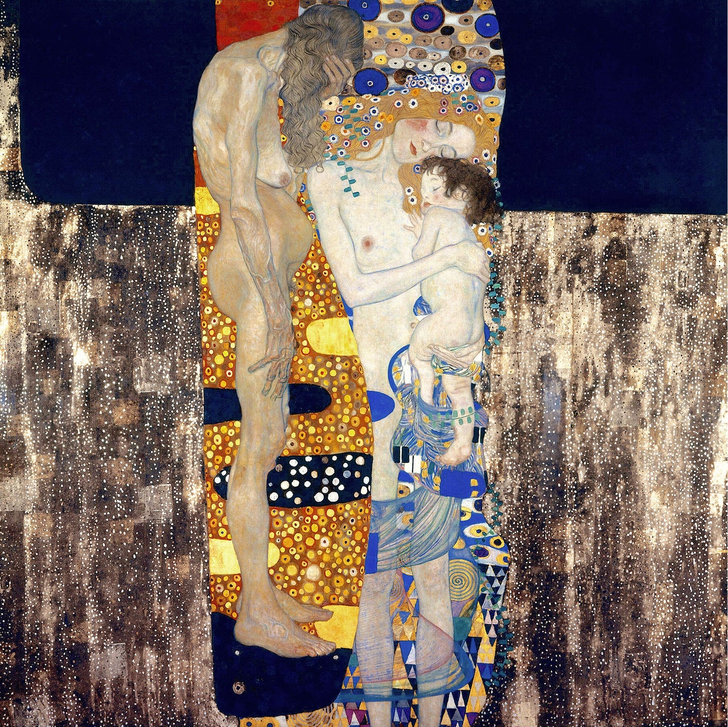 🌺✨ De tre kvinnelivets aldre – Gustav Klimt (1905)