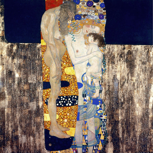 🌺✨ De tre kvinnelivets aldre – Gustav Klimt (1905)