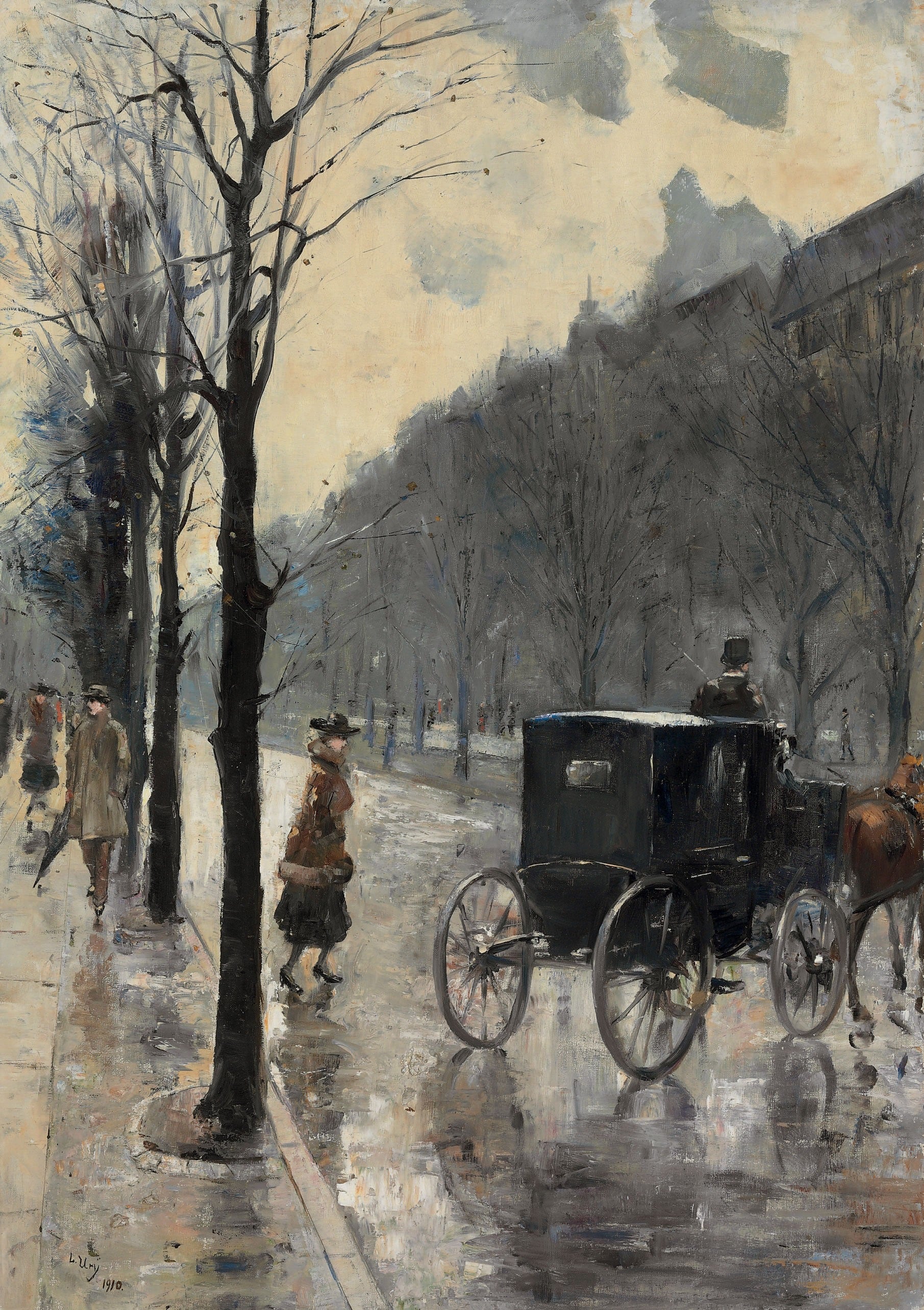 Sur le Kurfürstendamm - Lesser Ury